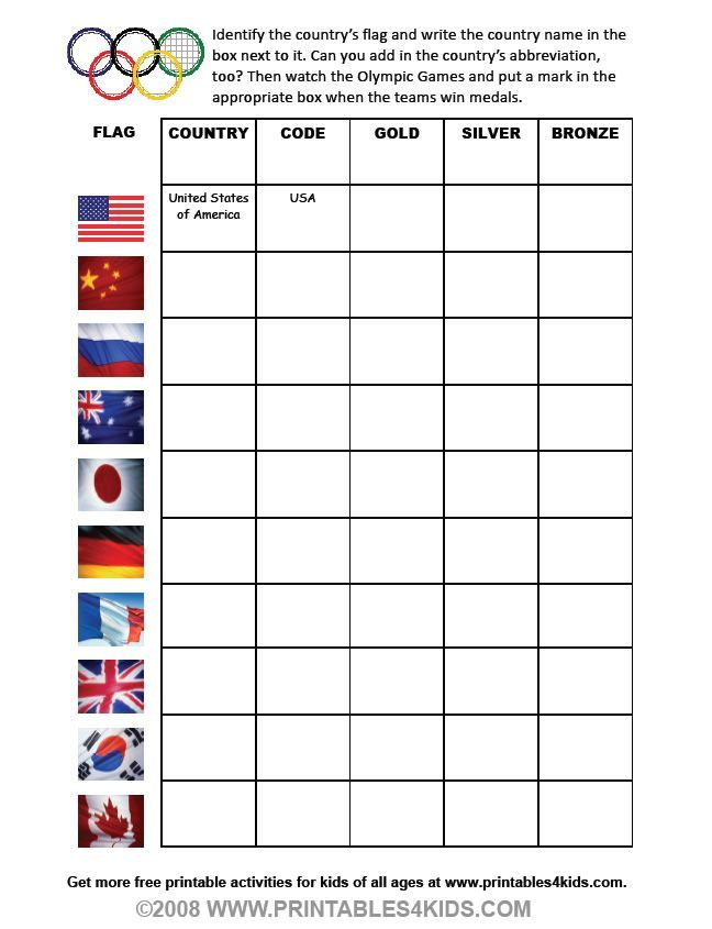 Free Printable Olympic Worksheets Printable Word Searches - Summer Olympics Worksheet