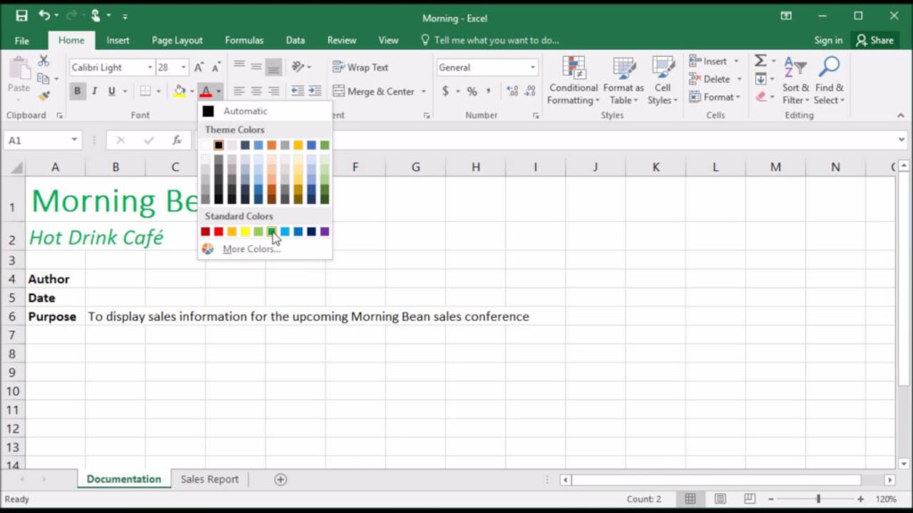 How To Change Worksheet Tab Color In Excel On Mac - Excel Summar Worksheet Detect Font Color In Another Worksheet