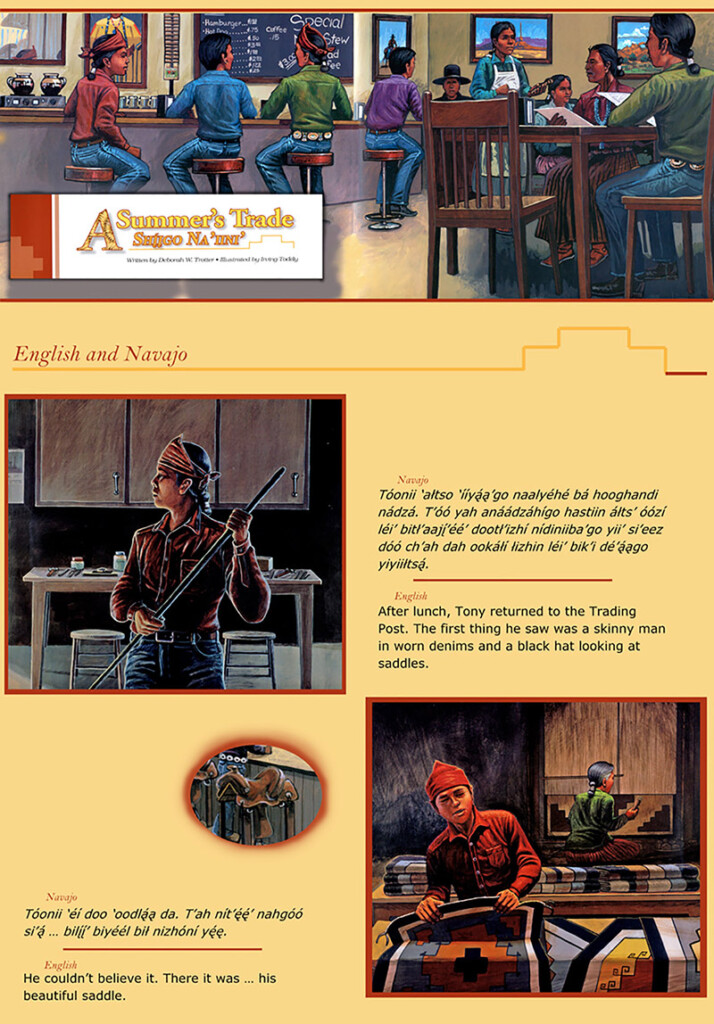 Inside A Summer s Trade A Navajo Tale For Children By Deborah W Trotter - A Summer Trade Worksheet