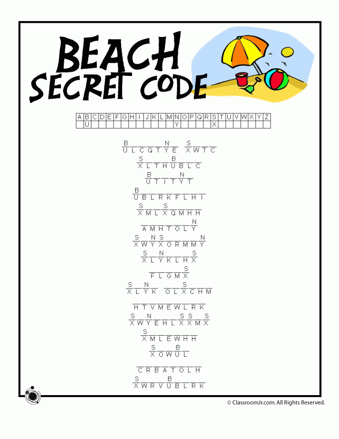 Kids Summer Activities Summer Words Word Puzzles For Kids Word Puzzles - Summer Of Secrets Worksheet