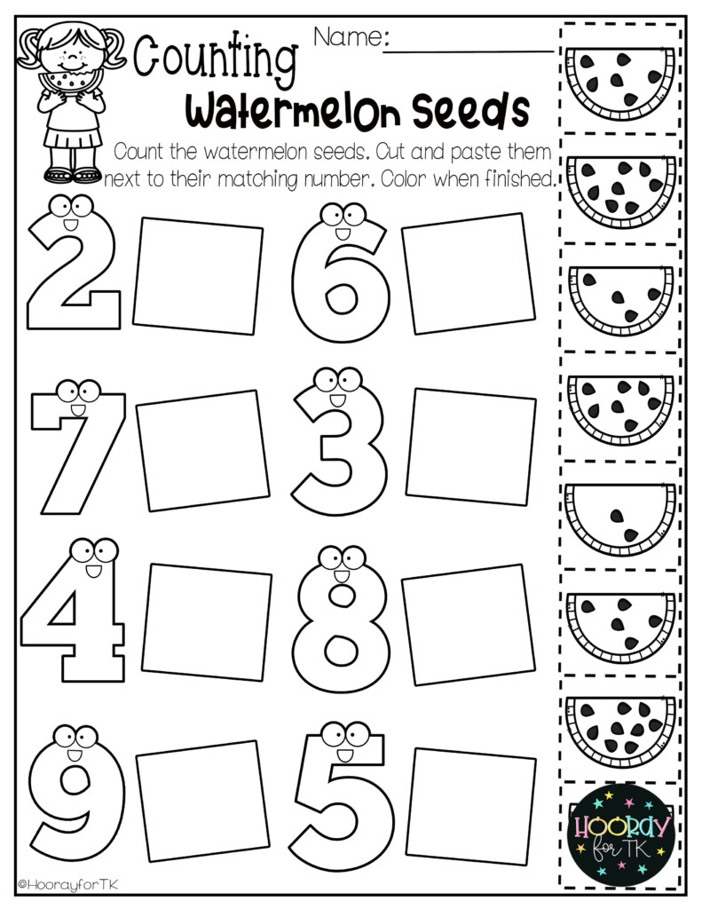 Math Summer Worksheet - Summer Math Worksheets For Kindergarten