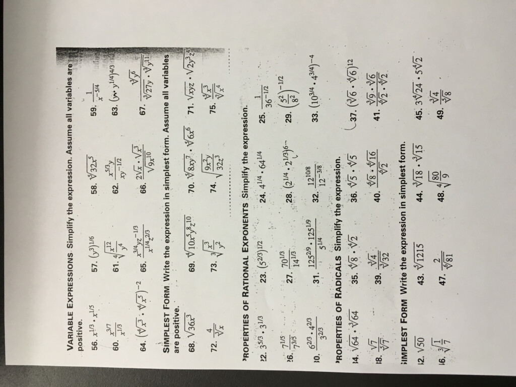 Pre Ap Algebra 2 Curriculum - Pre Ap Algebra 2 Summer Review Worksheet Answers