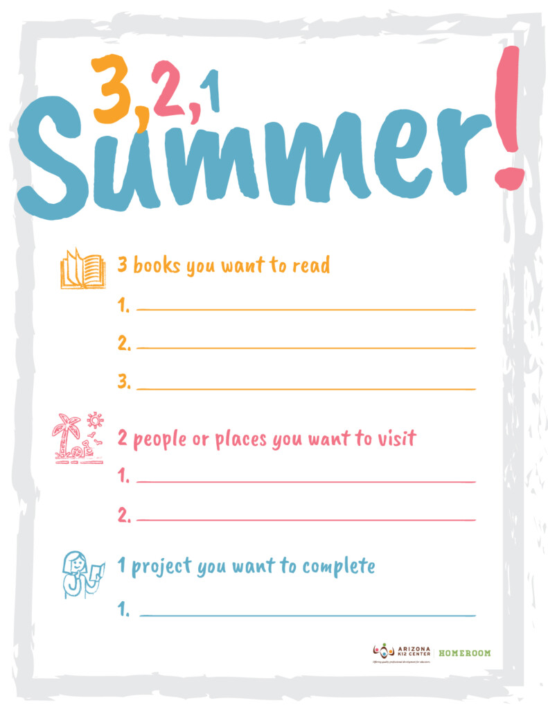 Summer Plans Template - My Plans For Summer Worksheet
