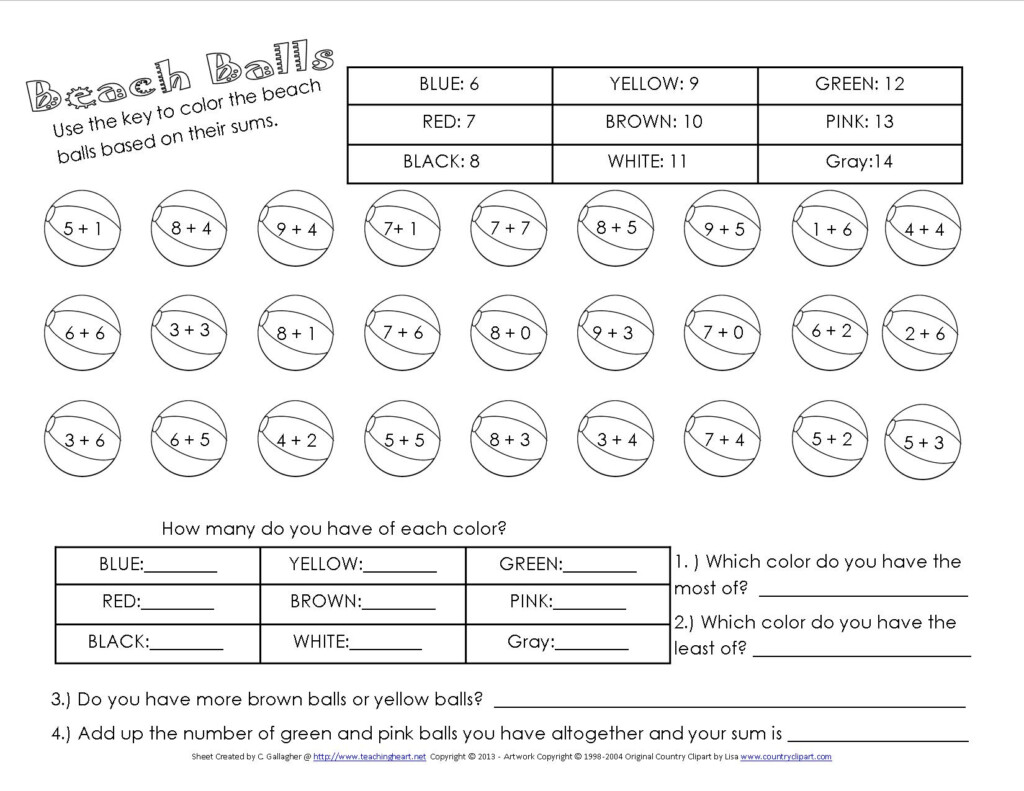 Summer Theme Worksheets - 4Th Grade Summer Theamed Worksheets