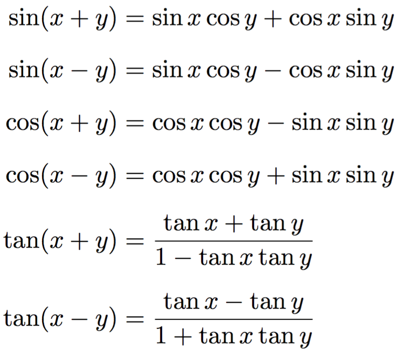 Trig Sum And Difference Formula Worksheet - Trig Summ Difference Identities Worksheet